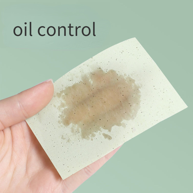 Description Picture 4 of item100pcs/bag Face Absorbent Oil Control Paper Mint Wipes Oil Removal Absorbing Sheet Matcha Oily Face Blotting Paper Makeup Summer