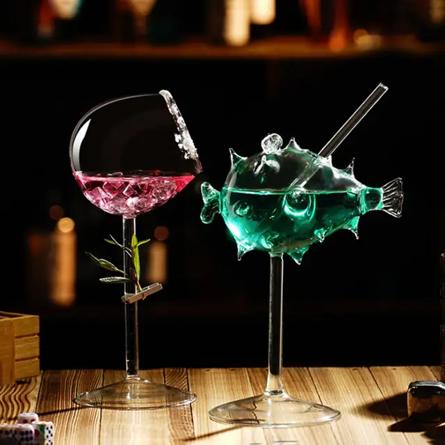 Bicchiere Da Cocktail In Vetro Creativo Combinazione Di