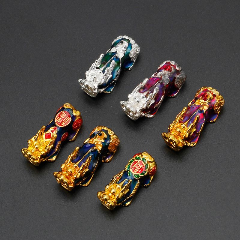 652F Chinesischen Feng Shui Pi Yao Gute Luck Perle Stimmung Temperatur Farbe Ändern Pixiu Perlen für DIY Armband Schmuck Handwerk, der – Detail 8