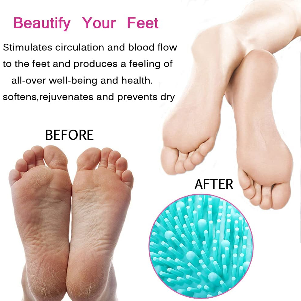 Best of 1 PC Foot Massage Cushion Peeling And Calluses Foot Scrubbing Brush Exfoliating Foot Brush Portable Non-bending Foot Washing Pad Reviews & Tips - Image 3