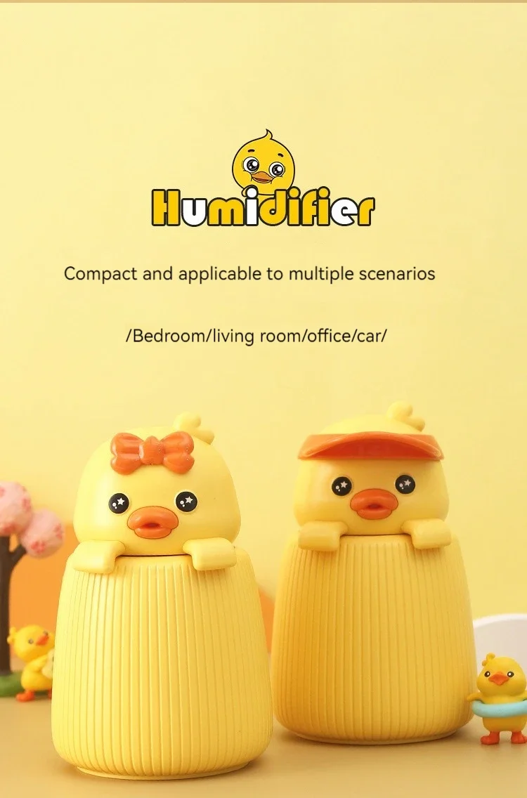 Title 6, Cartoon cute pet humidifier USB plug-in office ...