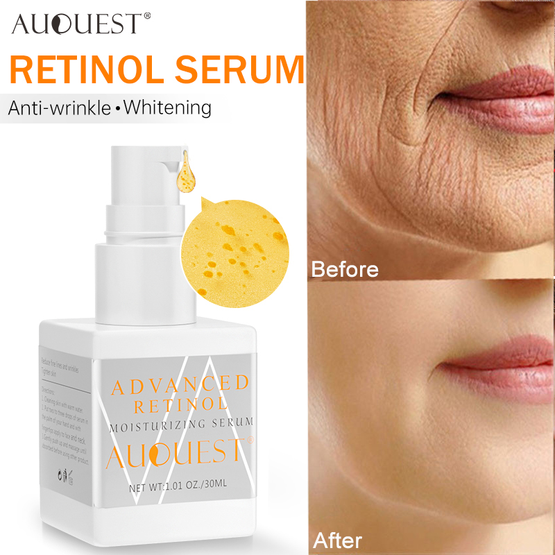 Best of AUQUEST Retinol Face Serum Skin Care Collagen Anti -Wrinkle Remove Dark Spots Hyaluronic Acid Facial Serum Beauty Health 30ml Reviews & Tips