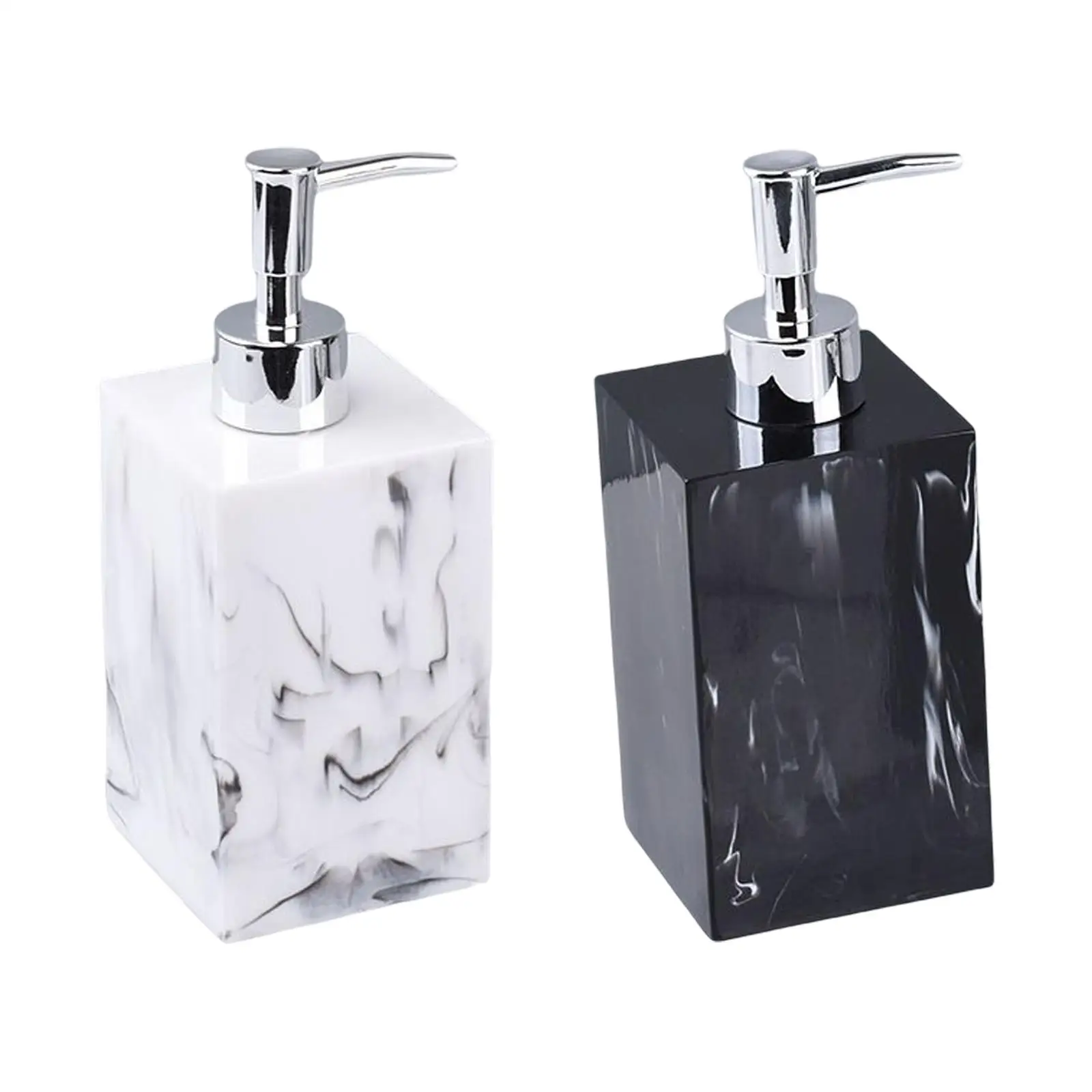 Empty Soap Dispenser Resin 500ml with Pump Refillable Container Bottle for Conditioner Hand Soap Bathroom Home