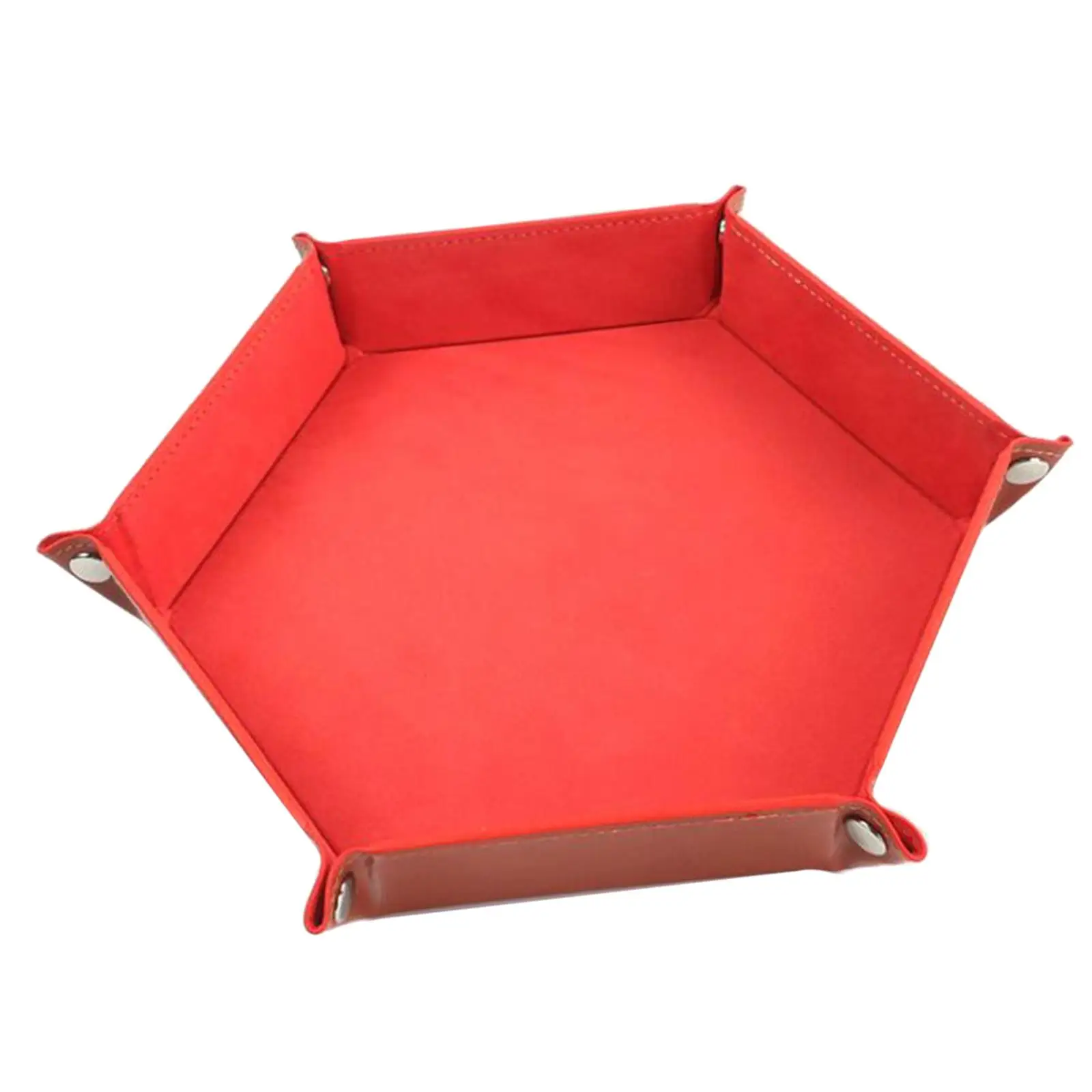 Hexagonal Dice Tray Box Folding for Board Games  Jewelry