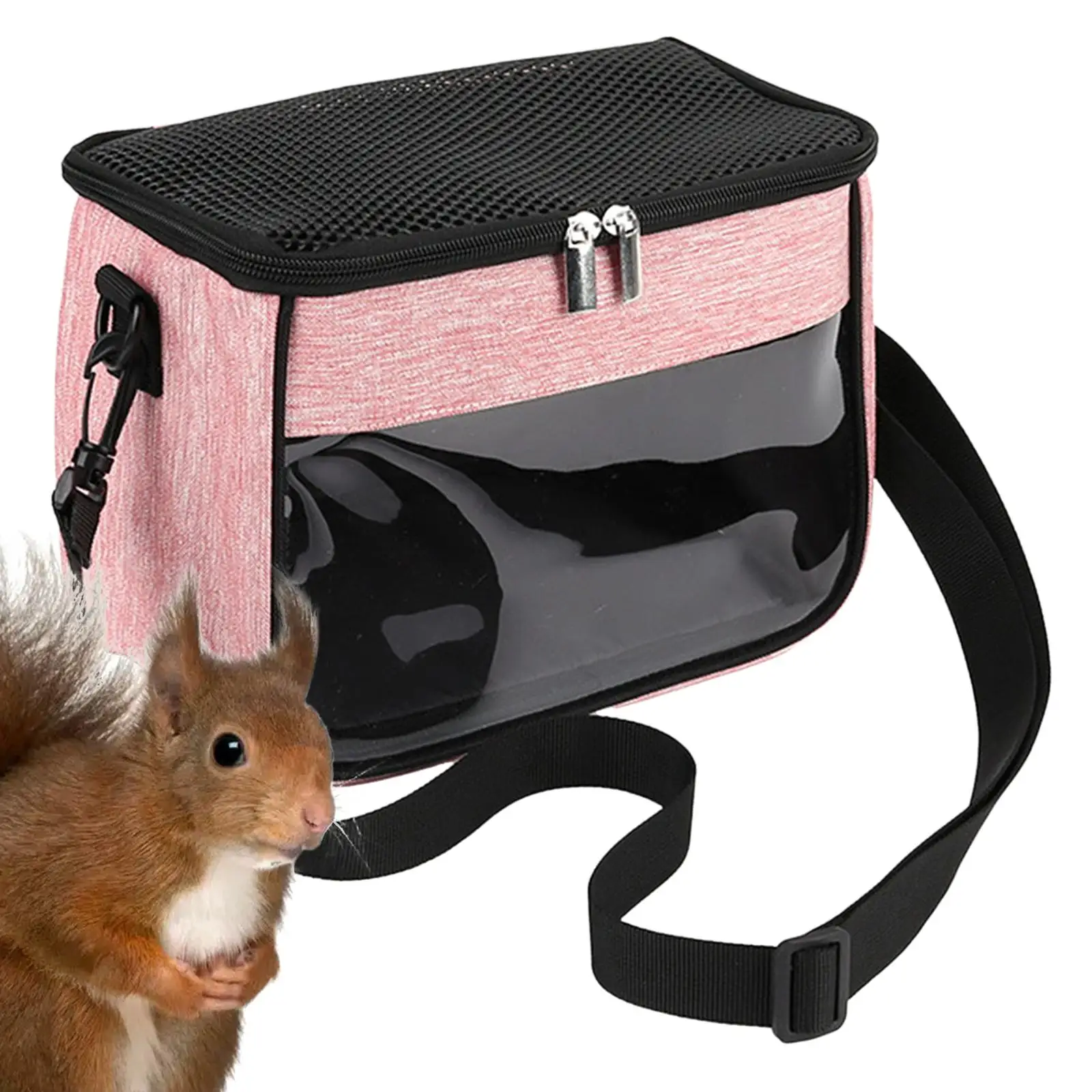 Hamster Carrier Bag Travel Carrier Outdoor Pouch for Hedgehog Small Animals
