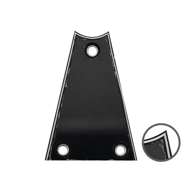 Description Picture 5 of item3 Ply Triangle Guitar Truss Rod Cover 42.5x30MM 3 Hole Truss Rod Plate Multi Colour Availalbe