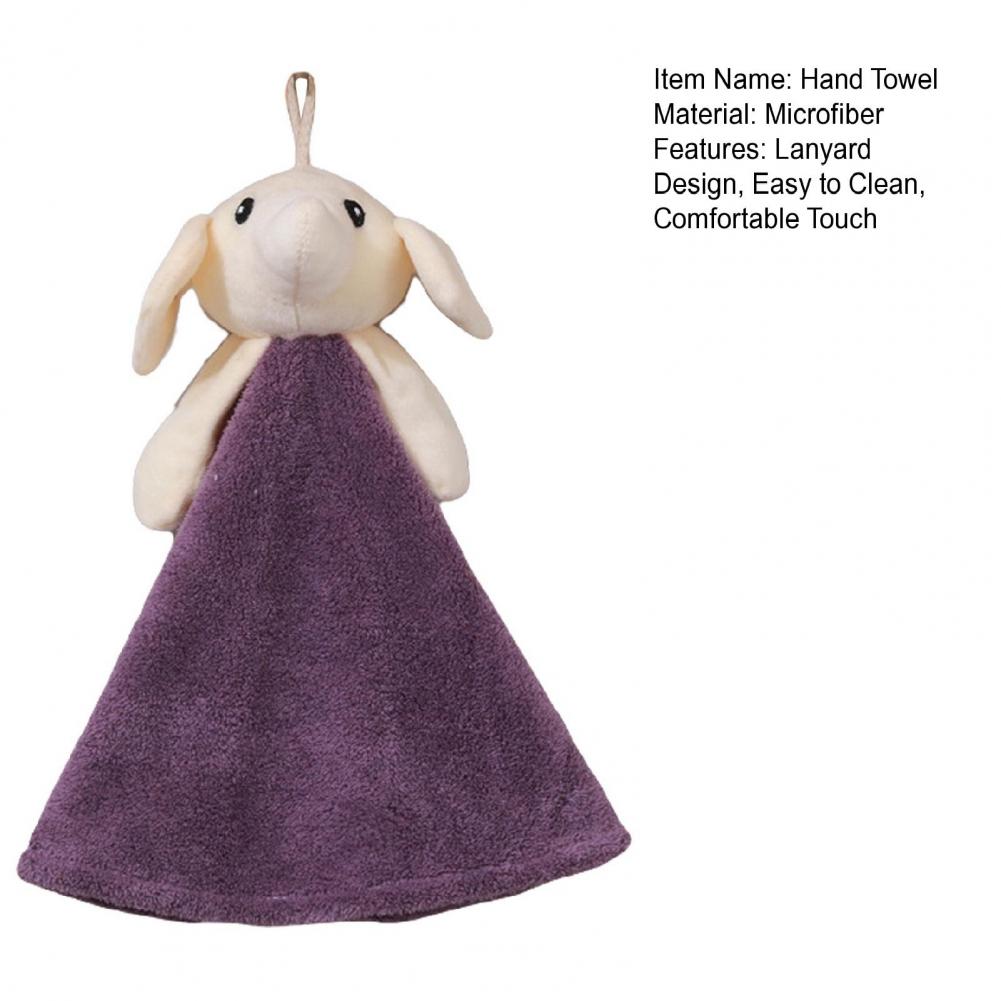Description Picture 5 of itemDish Towel Washable Hand Towel Comfortable Kitchen Bathroom Wall Hanging Hand Wipe Rag Cloth Household Supplies