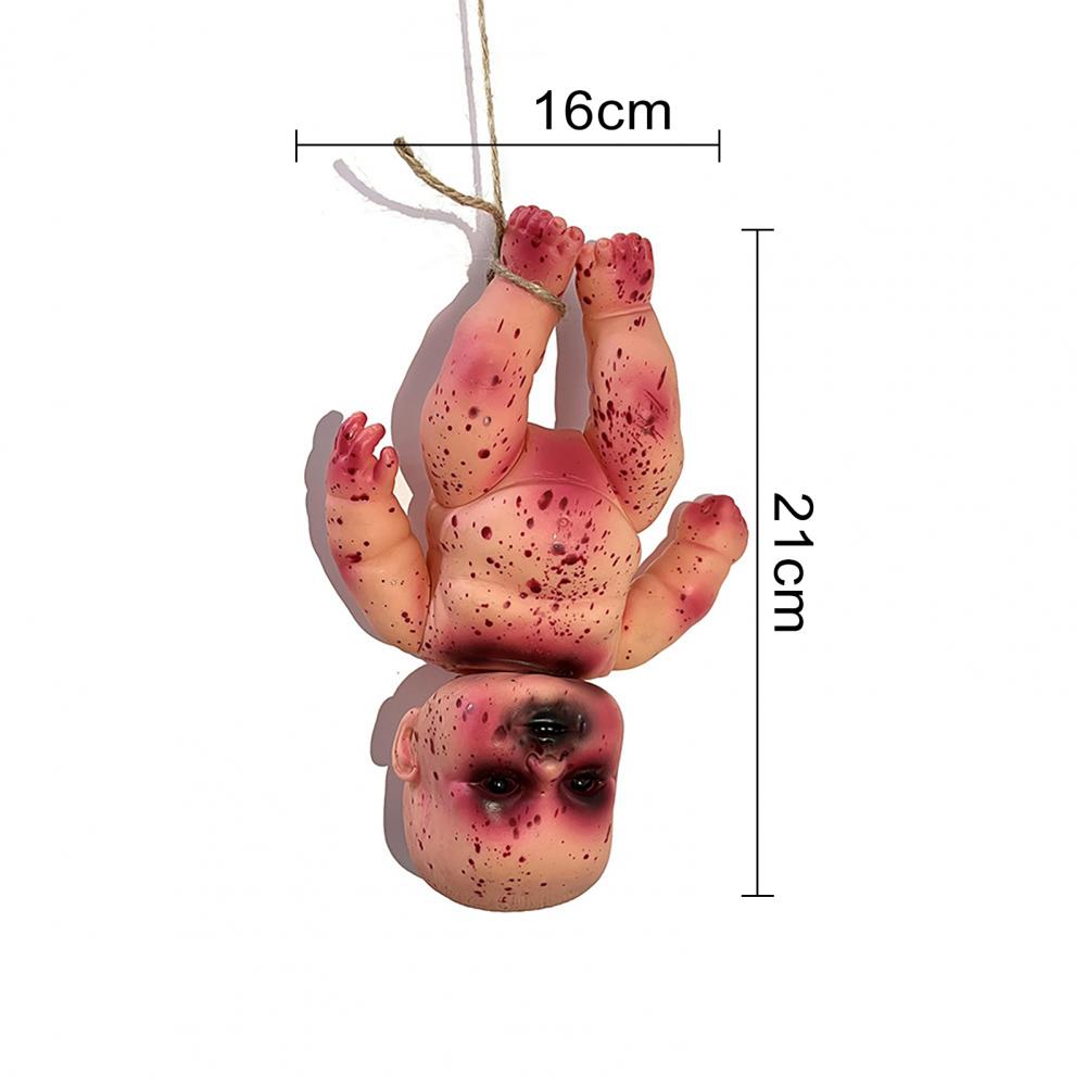 Искусственная кукла на Хэллоуин, день призрака, рождение, зомби, ребенок,  Хэллоуин, ужас, дом с привидениями, реквизит, игрушки, технические ужасы,  декор 2023 | AliExpress