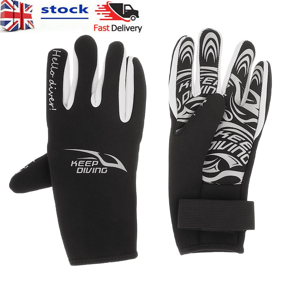 Wetsuits Premium Neoprene 3mm Diving Warm-Water Gloves / Skid-Five Finger Gloves S