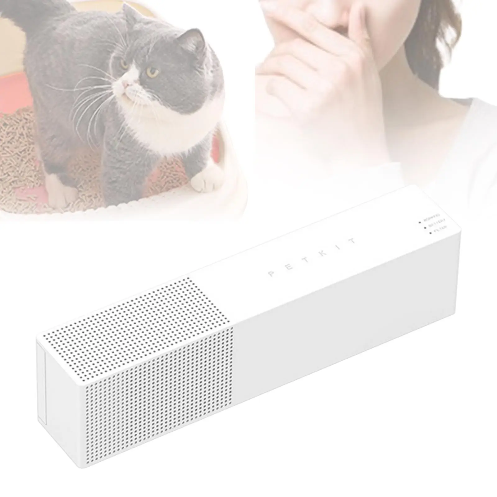 Air Purifier Easy to Use Smart Dog Toilet Odor Remover Wall Mounted Low Noise Cat Litter Odor Remover for Home Kitchen