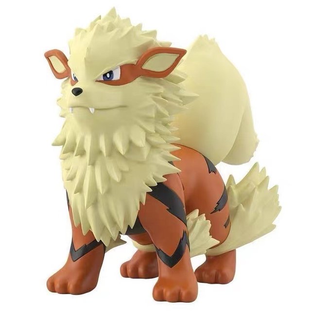 Pokemon escala mundo kanto região doce brinquedo azul carvalho e fogo tipo  figura de ação arcanina modelo ornamento brinquedos crianças presentes -  AliExpress