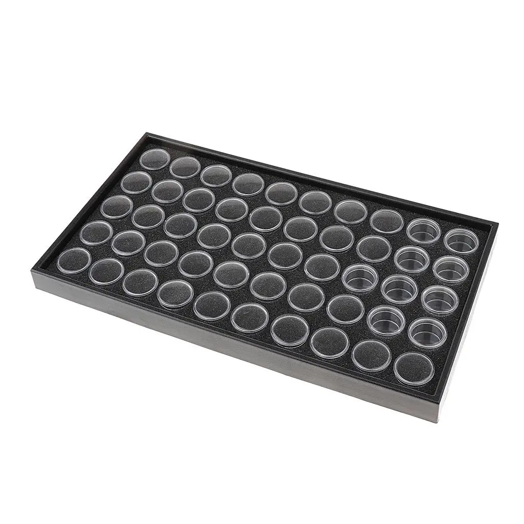 Organizer Tray with 50 Bottles Set for Nail  Painting Rhinestone .
