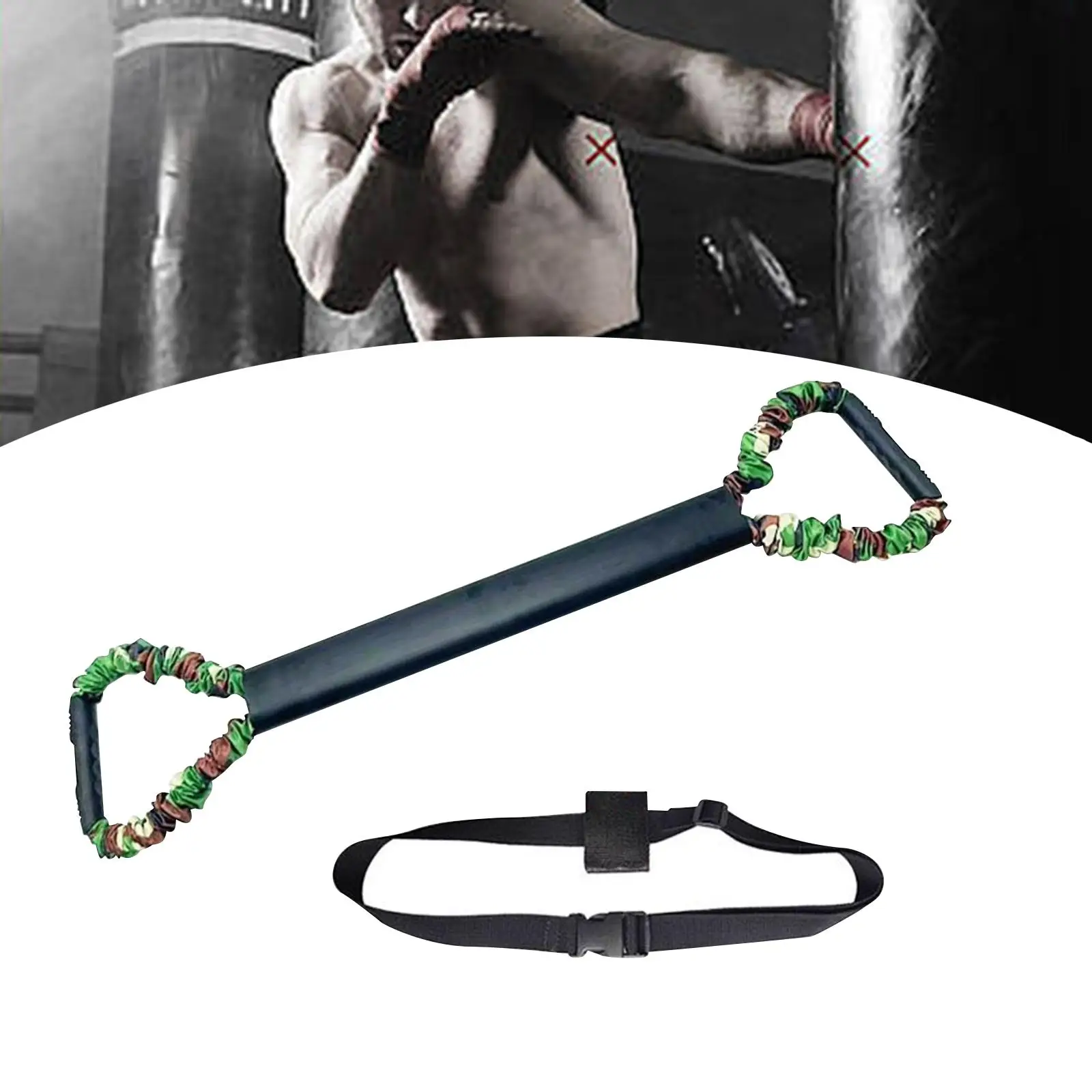 Boxing Resistance Band Workout Equipment Strength Training Exercise Band Pulling Rope for Shadow Boxing Mma Legs Arm Women Men