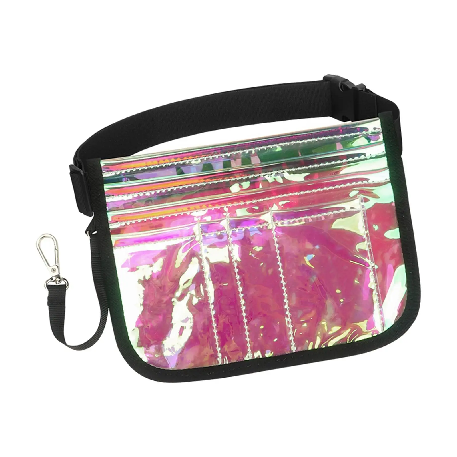 Nurse Waist Bag Adjustable Organizer Pocket Fanny Pack with Tape Holder Multi Compartment PVC Hip Bag Women Men Nursing