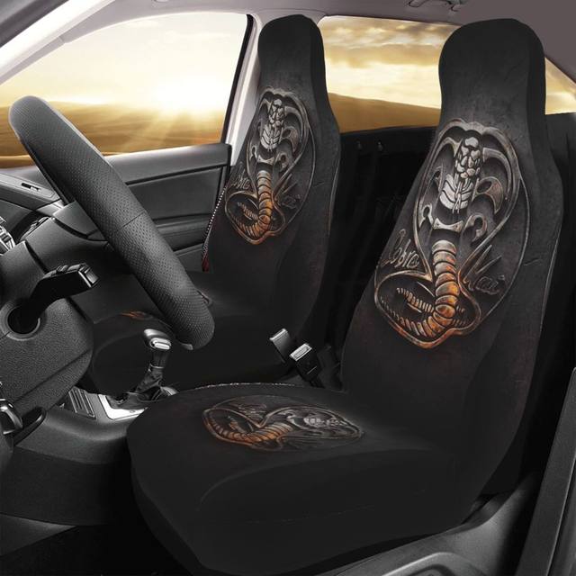 Cobra Kai Car Seat Covers Set Karate Kid Travelling Anniversary popular Birthday Gifts