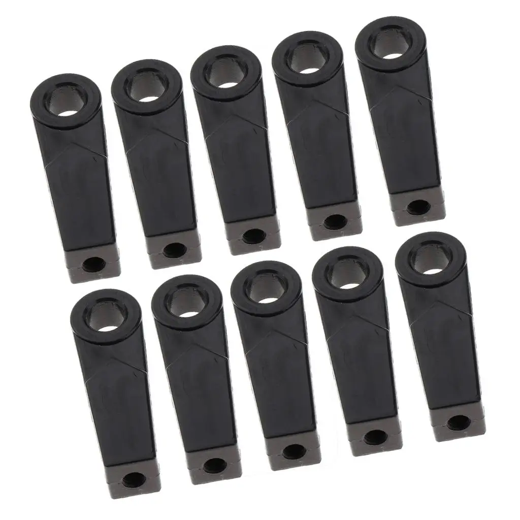 10 Pieces Black Nylon Cable Cord End for  Outboard Engine Accessories
