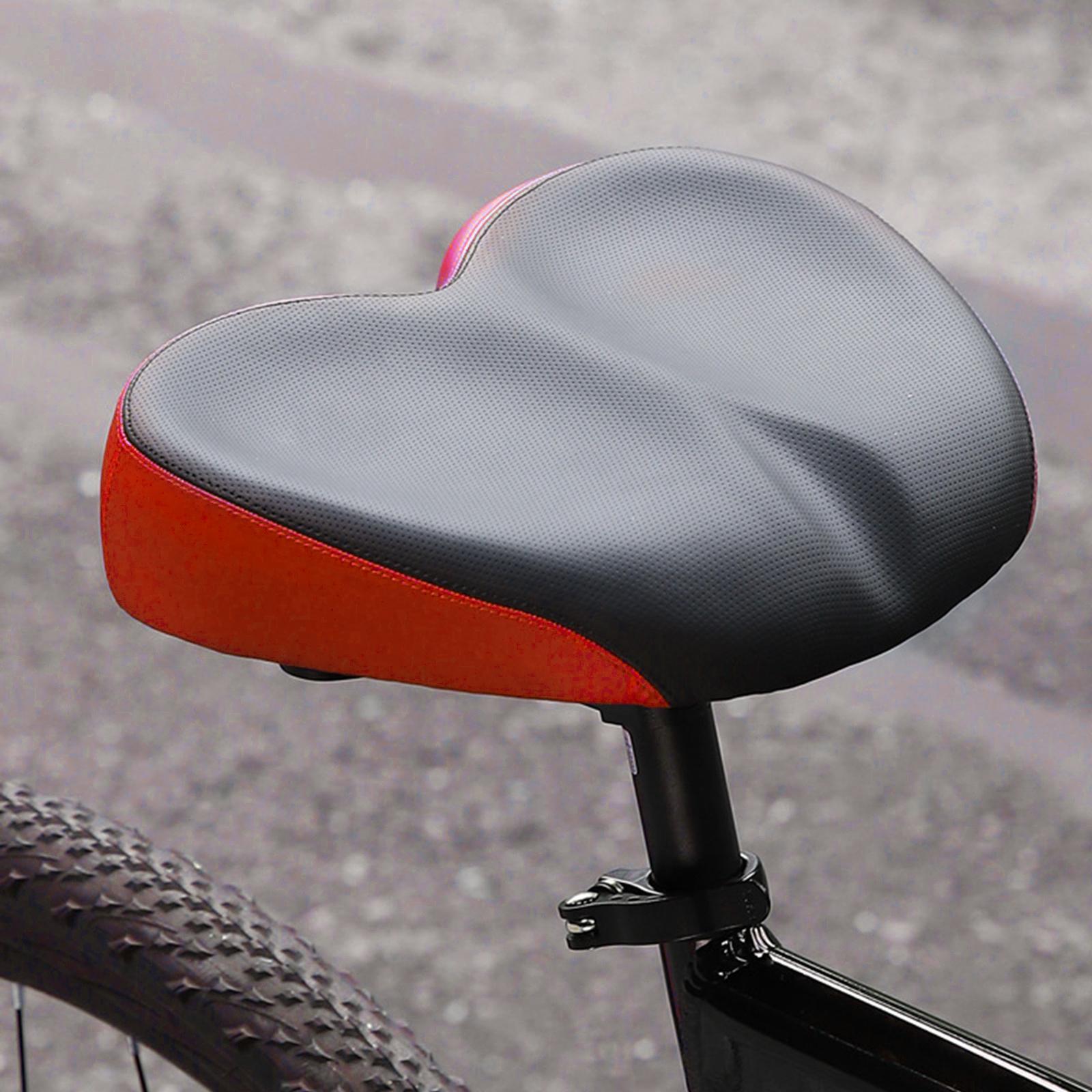 Comfort Bicycle Saddle Breathable No Nose Mountain Shock Absorber Cycling Parts Replacement Waterproof Widen Thicken Men Women