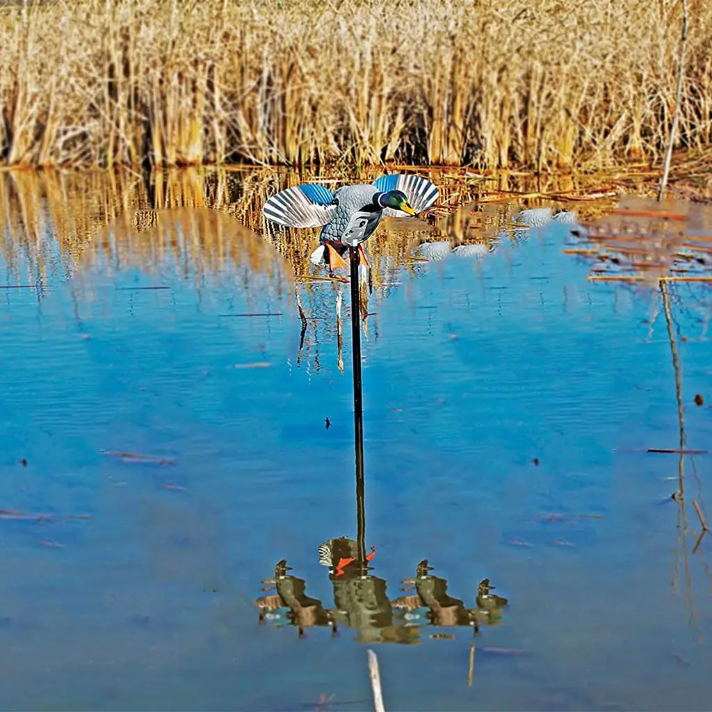 Electric Duck Hunting Decoy Mallard  Wing Remote Control Vivid  Teal