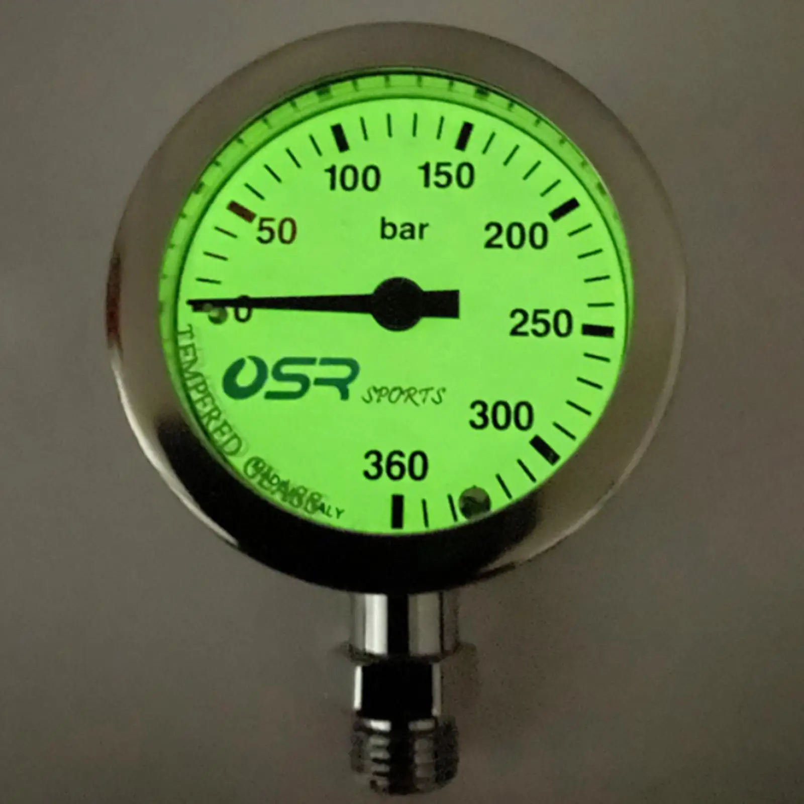 Pressure with Luminous Metal Measure Pressure Stainless Gauge Dial Size