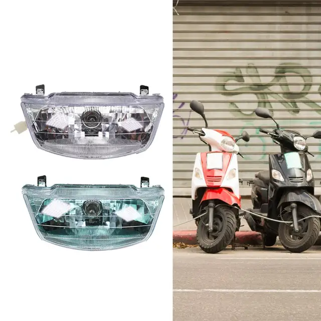 レトロなオートバイのヘッドライトアセンブリ,交換用ヘッドライト 
