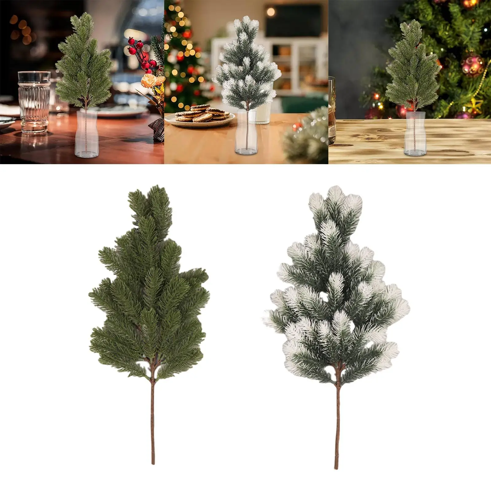 Christmas Branches Twigs Sprigs Picks Greenery Artificial for Winter Events Office Garden Garland