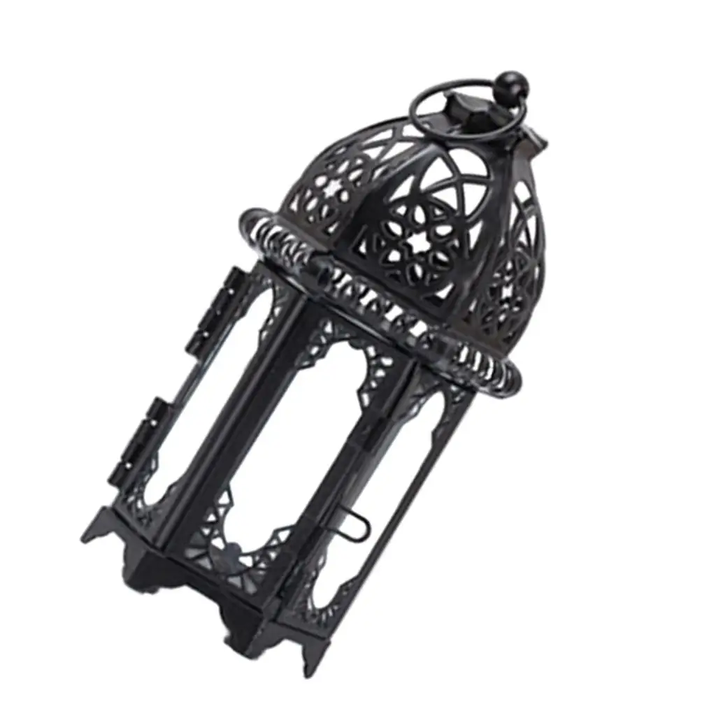 Vintage Iron Windproof Tealight Candle Holder   Gift Candlestick