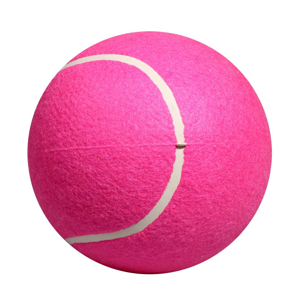 8` Inflatable Big Tennis Ball Toy for Children Adult Pet Dog Puppy Cat, Pink