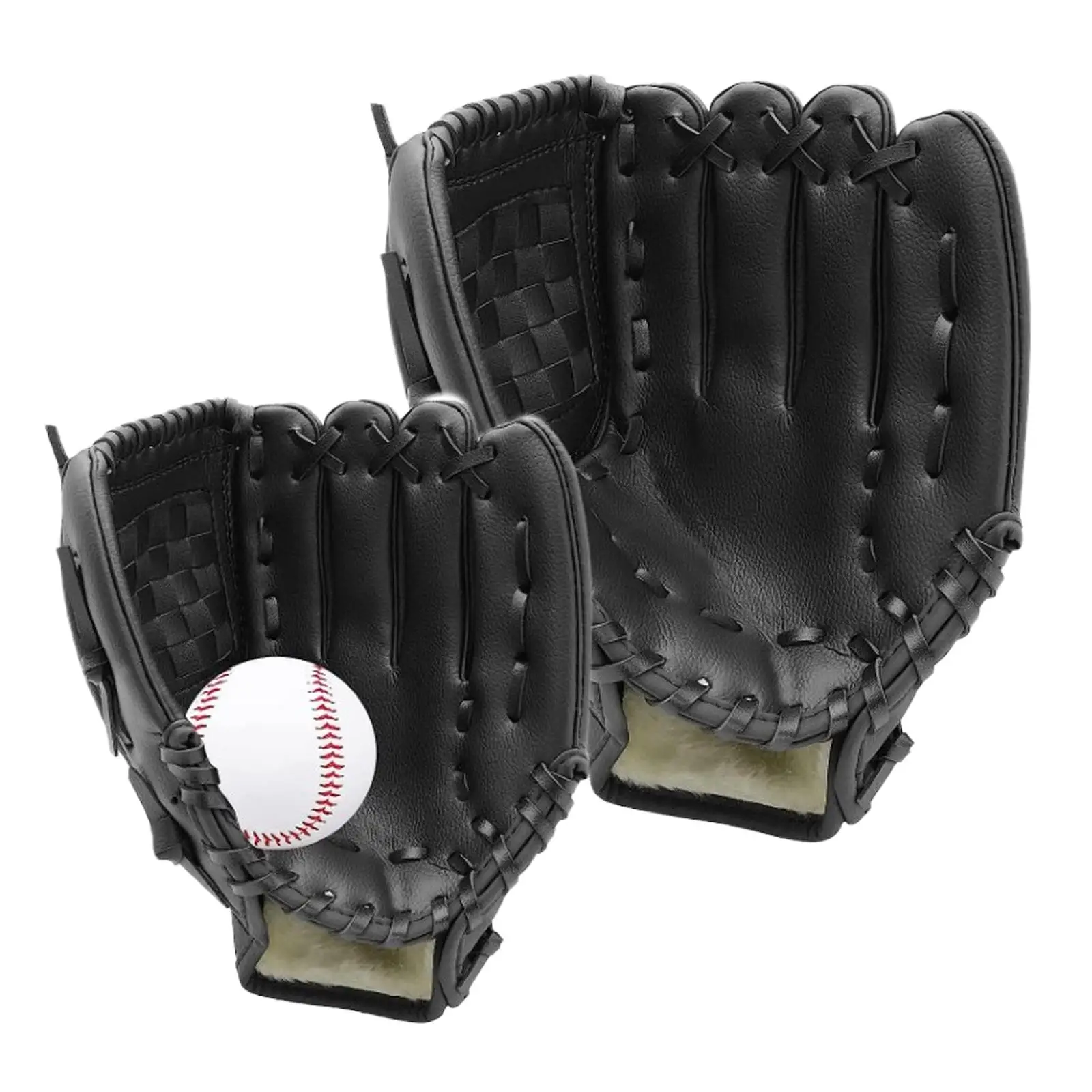 Baseball Gloves Mitts Sports Professional Thickened Beginner Youth Backyard Adult Kids and Ball Team Game Infield Pitcher Gloves