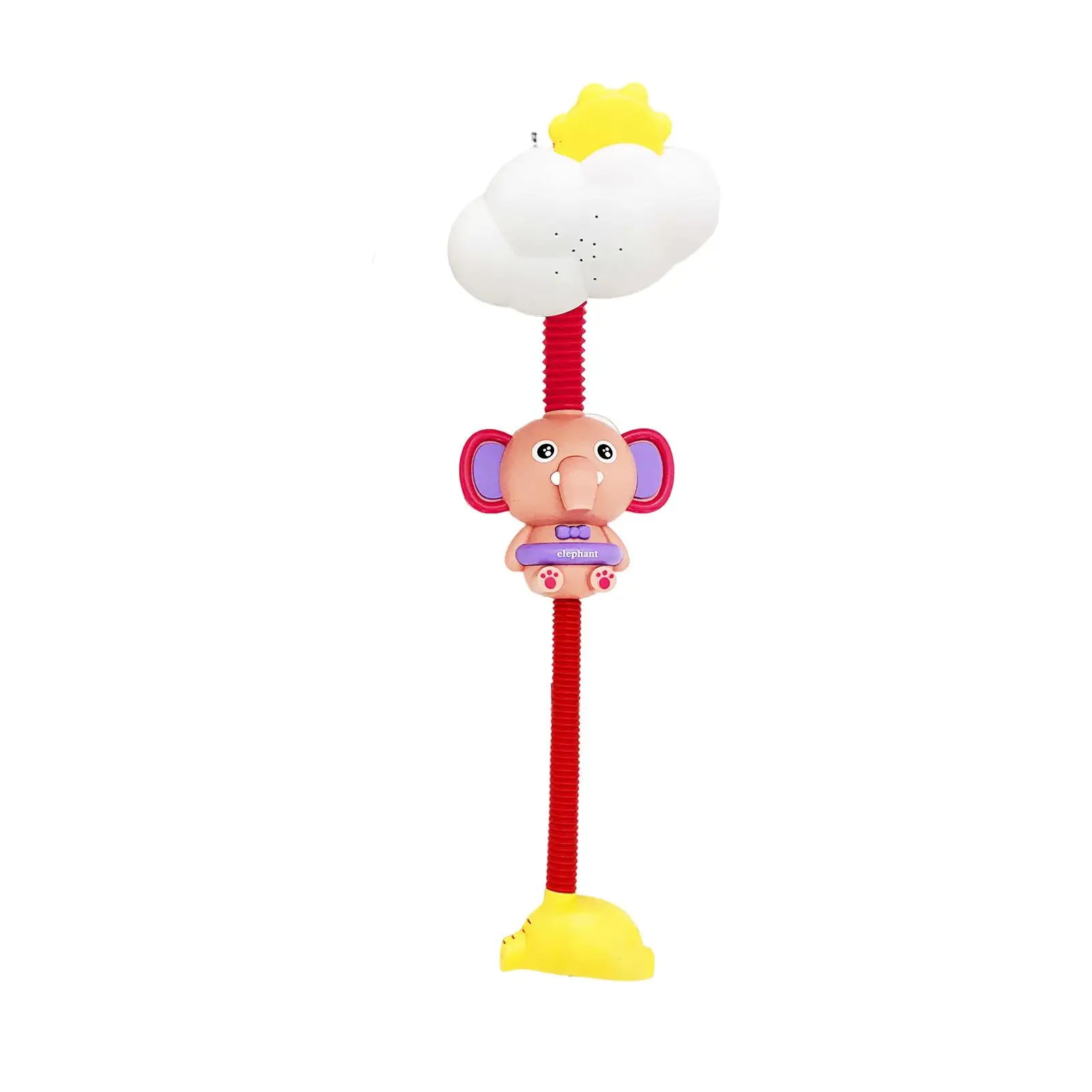 Bath Toy Water Squirt Spraying Water Toy Bathtub Toys Elephant Water Pump Electric Shower Sprinkler for Bathroom Toddles Kids