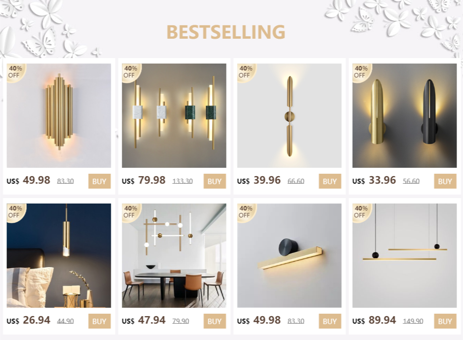 luminária de parede moderno candelabro minimalista para decoração de sala de cozinha ambientes internos