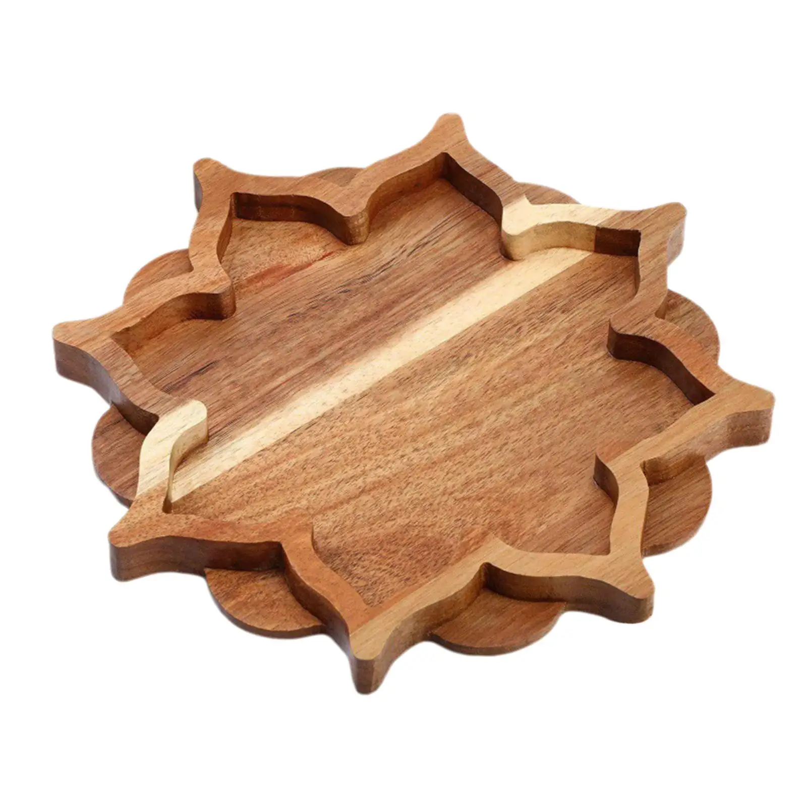 Wooden Crystal Tray Jewelry Tray Multi Use Crystal Holder for Stone Crystal Organizer for Countertop Gift Centerpiece Home Decor