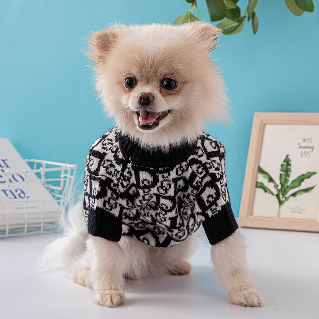 Trend Brand Dog Sweater: High-end Luxury Warm Double-layer Pet Clothes  Corgi Pomeranian Small and Medium-sized Dog Supplies!  - AliExpress