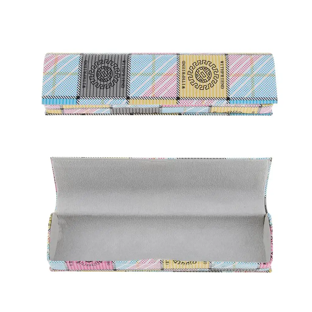 2 Pieces Eyeglass Box Glasses Case Protector Storage Container
