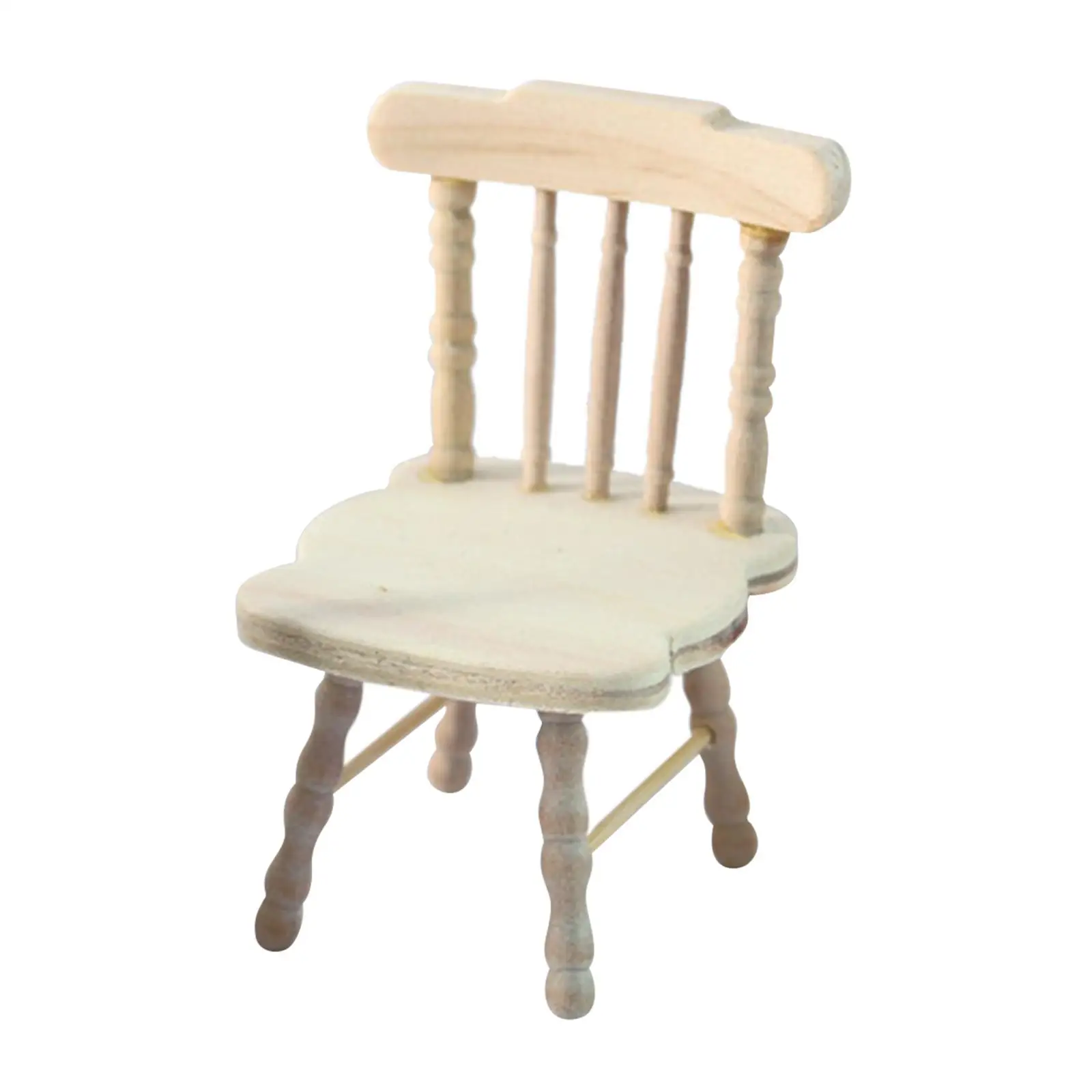 1:6 Dollhouse Furniture Accessories, Chair Handmade DIY 1:12 Toys for Xmas