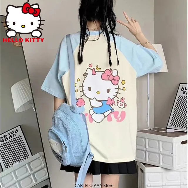 Hello Kitty Clothes Women Shirt  Hello Kitty Halloween Shirt - Style T- shirt Y2k - Aliexpress