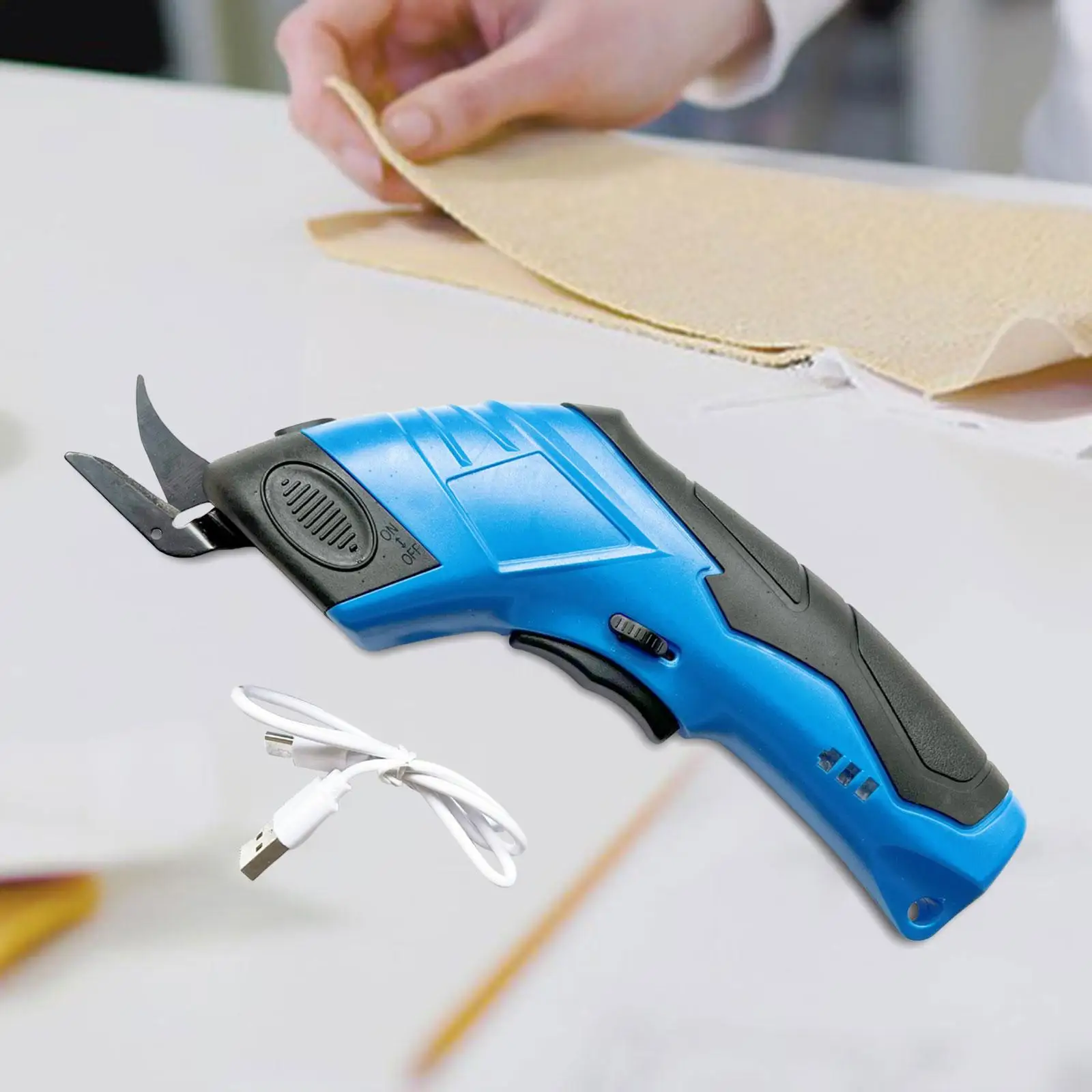 Electric Scissors Portable Small Cutting Machine for Rubber Sewing Cardboard