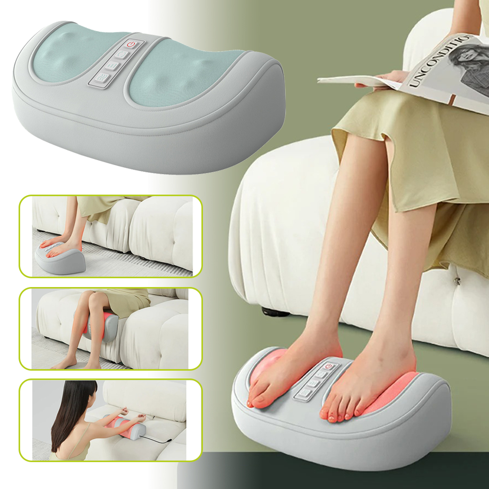 Best of Electric Foot Massager Hot Compress Shiatsu Deep Kneading Therapy Relief Chronic Pain Muscle Tension Relax Health Care Device Reviews & Tips