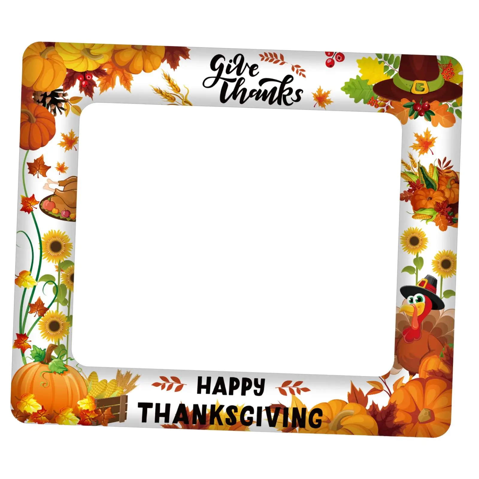 Thanksgiving Day Inflatable Photo Frame Photo Props for Family Party