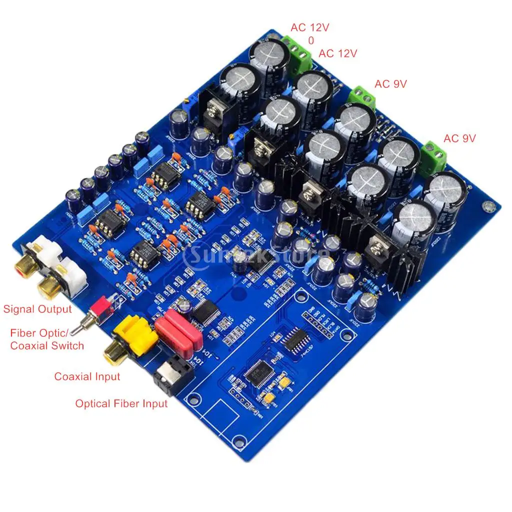 DIY Assembly AK4396+AK4113 Stereo Audio DAC  Board Module 24-bit 192K