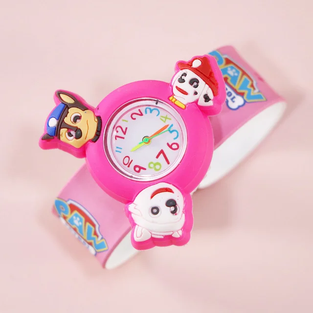 Reloj auténtico de la patrulla canina para niños, juguete de cuarzo, Chase,  Skye, Rubble, Psi, Patrol, regalo de cumpleaños - AliExpress