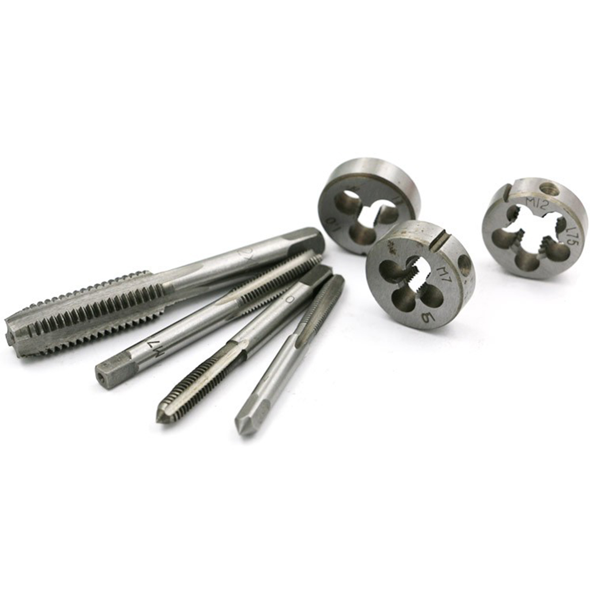 Jeu De 2 Tarauds Main Métrique HSS M6x0.50 - DIN 2181, Marque ASSUR, France