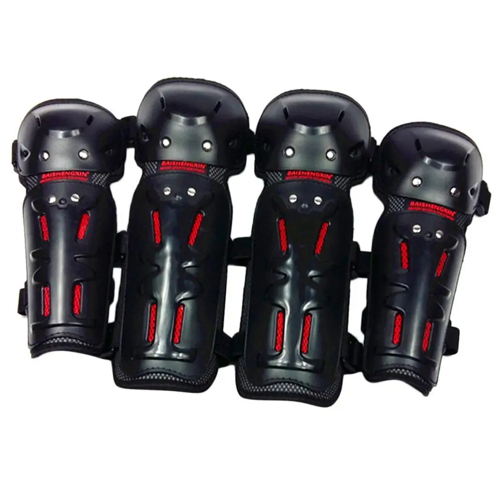 Knee and Elbow Pads Set, Sports Protective Gear Set for Cycling Skateboarding Skating and Scooter