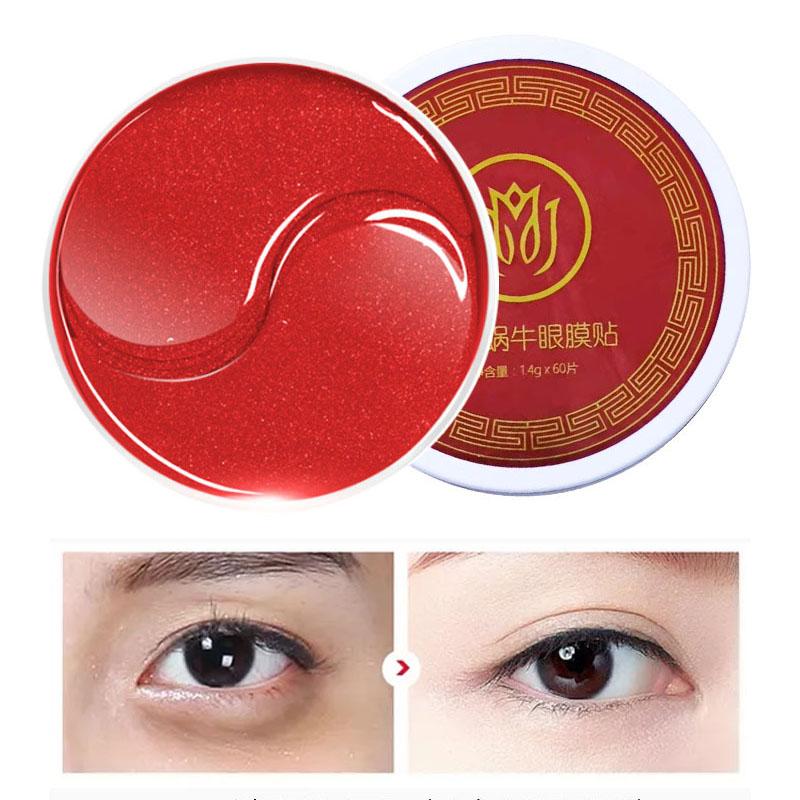 Best of Red Ginseng Snail Eye Mask Removes Dark Circles And Eye Bags Moisturizes Lifts And Tightens Eye Mask Reviews & Tips