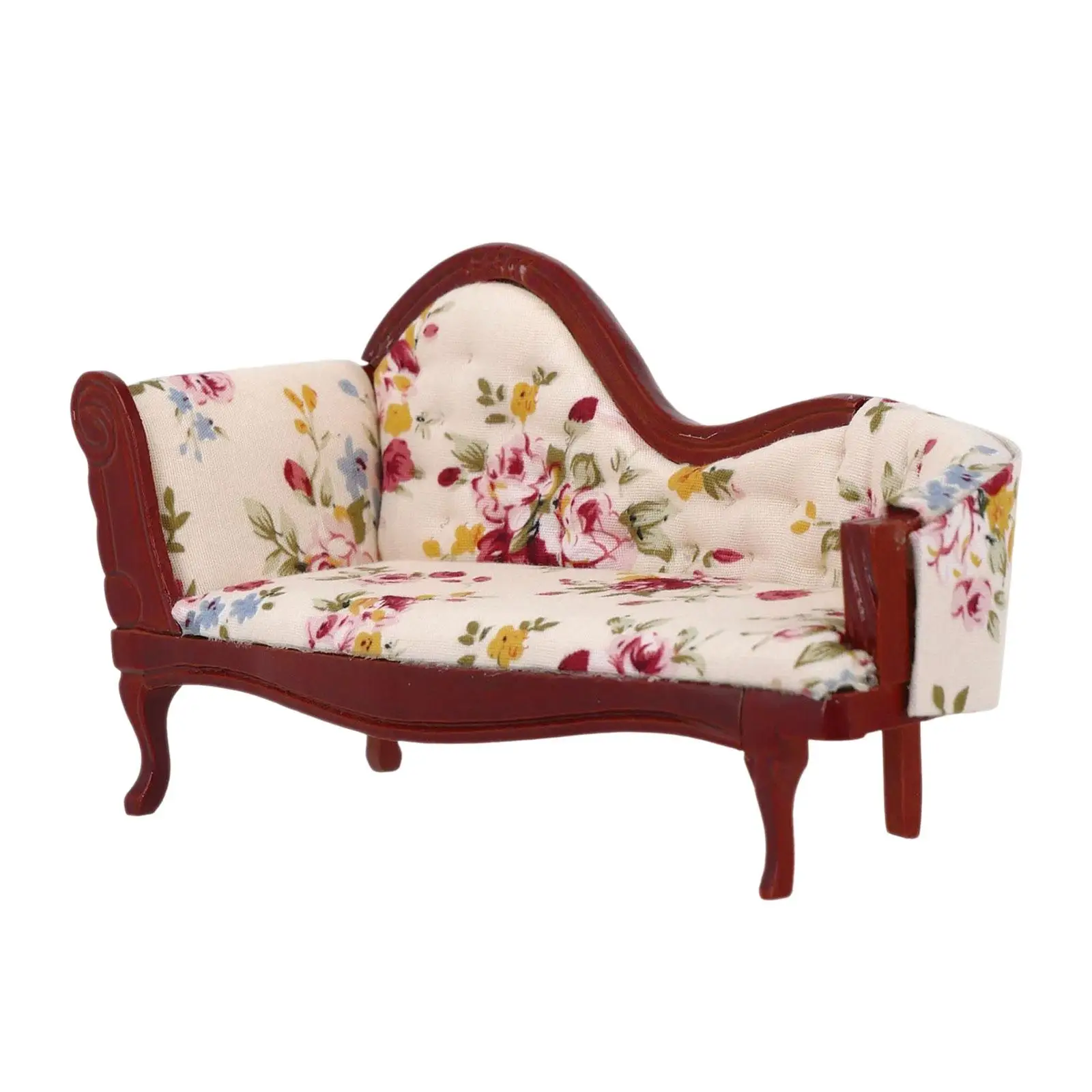 Miniature Doll House Sofa Stool Chair ,Accessory Furniture Model Toys,