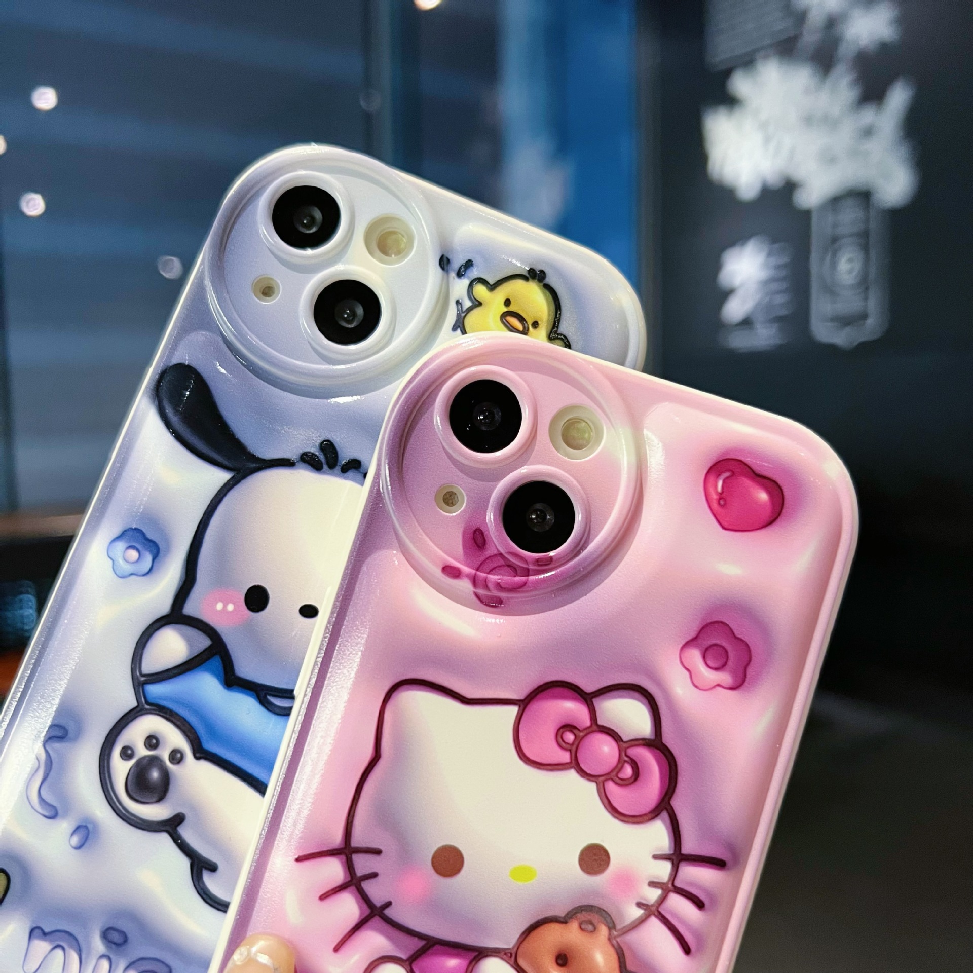 Розовый чехол для телефона Sanrio Hello Kitty, чехол для iPhone 14 13 12 11  Pro Max Xr Xs Max Mini 7 8 14 Plus, милый противоударный чехол | AliExpress