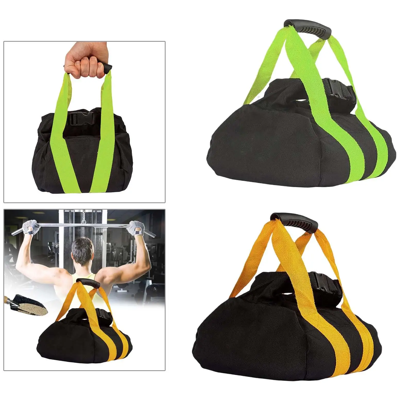 Empty Weight Sand Bag Strength Training Heavy Duty Wearresistant Filler Bags Weighted Bag for Weight Lifting Training Gym