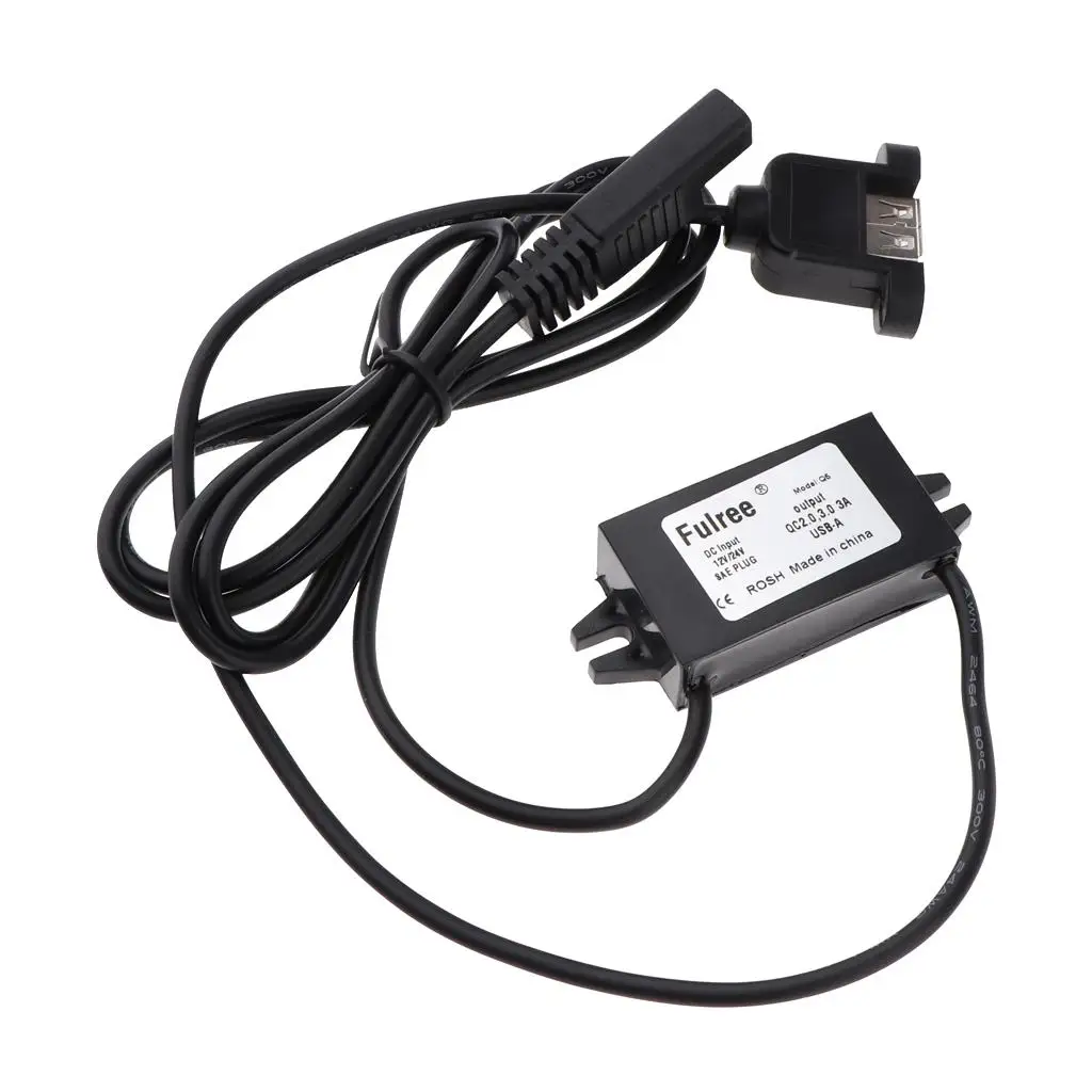  Converter 12V  to 5V USB Power Supply Module 3A 15W for Mobile Phone Tablet, Waterproof #1