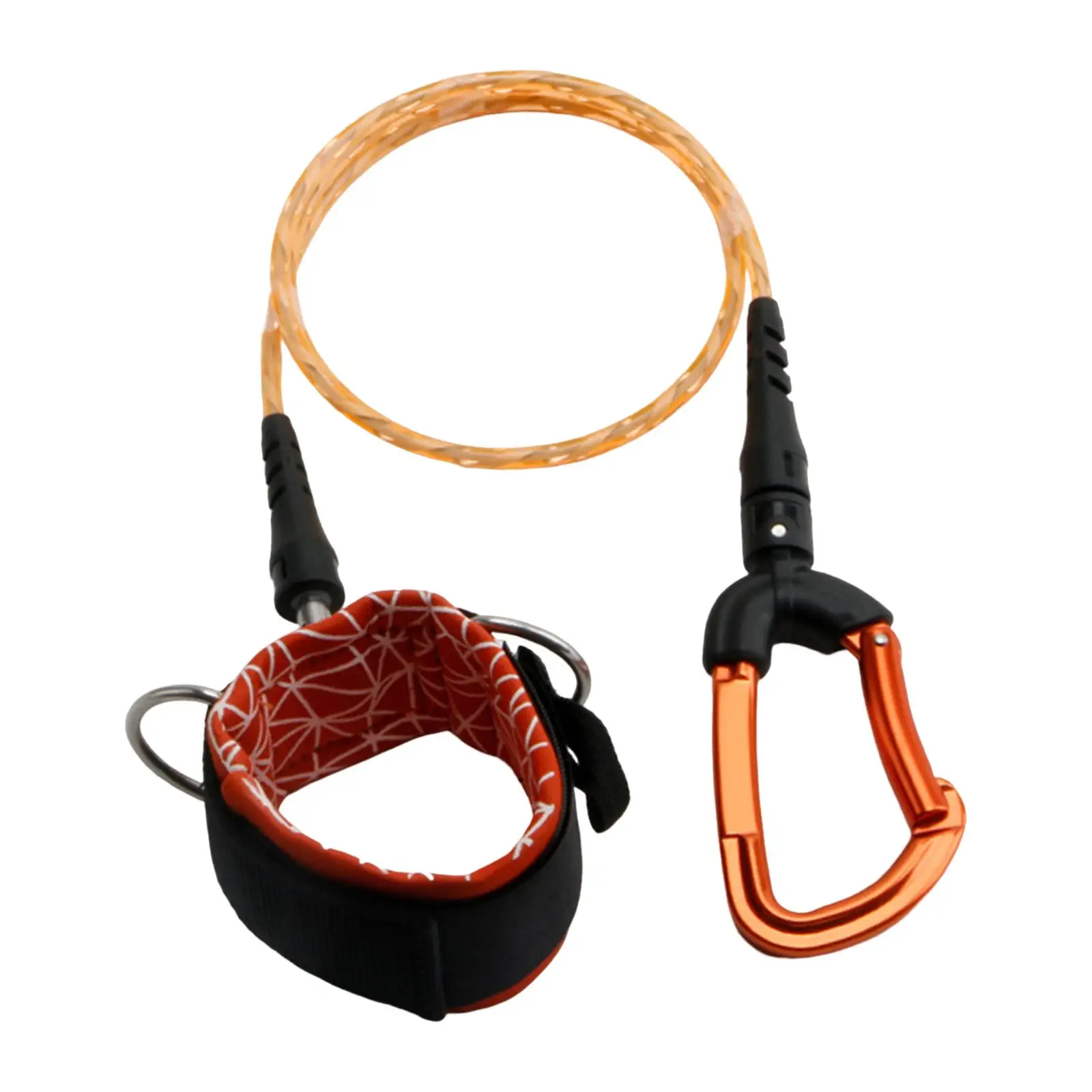 Freediving Lanyard Professional Dive Wristband Portable Durable Safety Rope for