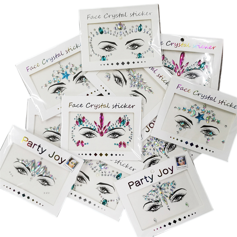 Best of 3D Sexy Face Tattoo Stickers Temporary Tattoos Glitter Fake Tattoo Rhinestones For Woman Party Face Jewels Tatoo Eyes Sticker Reviews & Tips