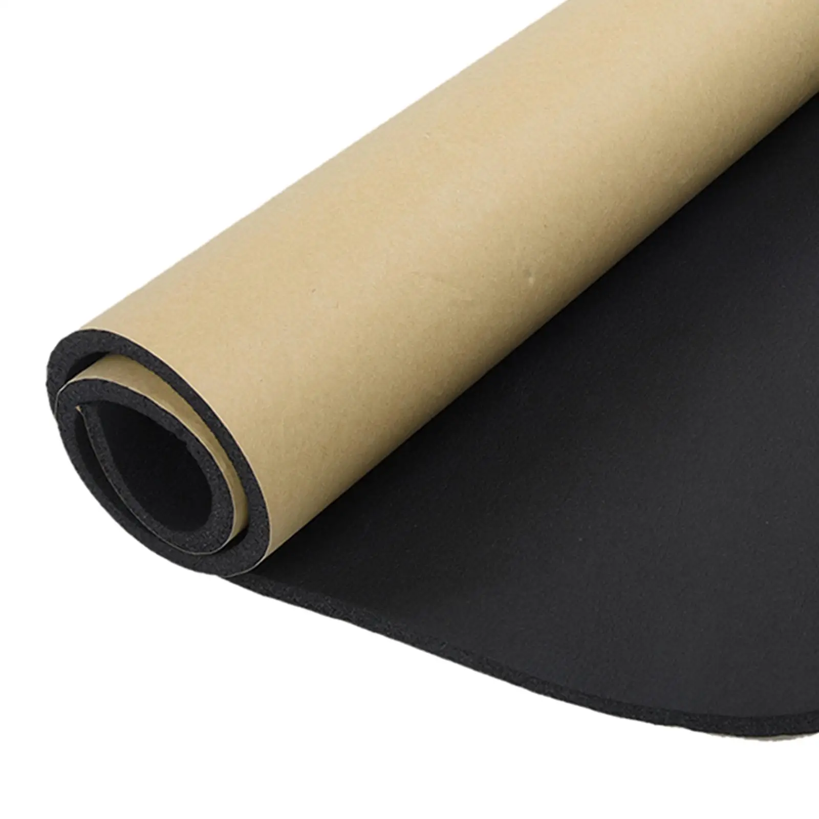 Car Insulation Mat Waterproof Engine Insulation Foam Laminate Easily Install for Engine Hood Roof Soundproof